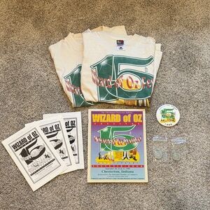 Vintage 15th Wizard of Oz Festival Chesterton, Indiana Lot of Merch 1996 Program
